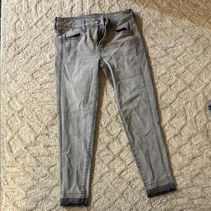 American Eagle Outfitters Gray Skinny Jeans